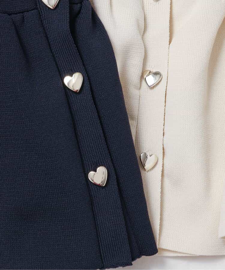 日本童裝 apres les cours 荷葉邊針織背心 90-140cm 女童款 秋季 TOPS