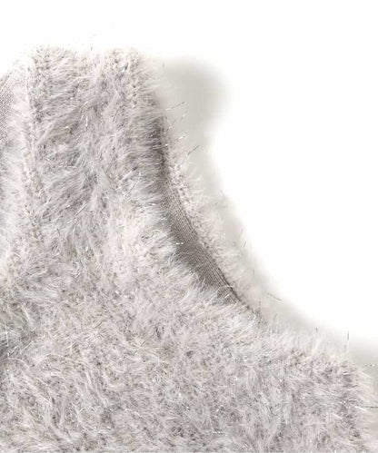 日本童裝 apres les cours 毛毛背心 90-140cm 女童款 秋季 TOPS