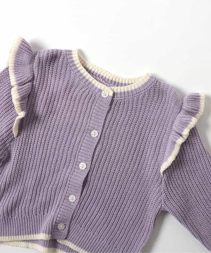 日本童裝 apres les cours 針織兩件套裝 90-140cm 女童款 秋季 OUTERWEAR TOPS