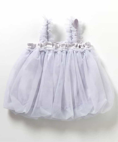 日本童裝 apres les cours 吊帶泡泡紗裙 70-80cm 女童款 初生嬰兒 秋季 DRESSES