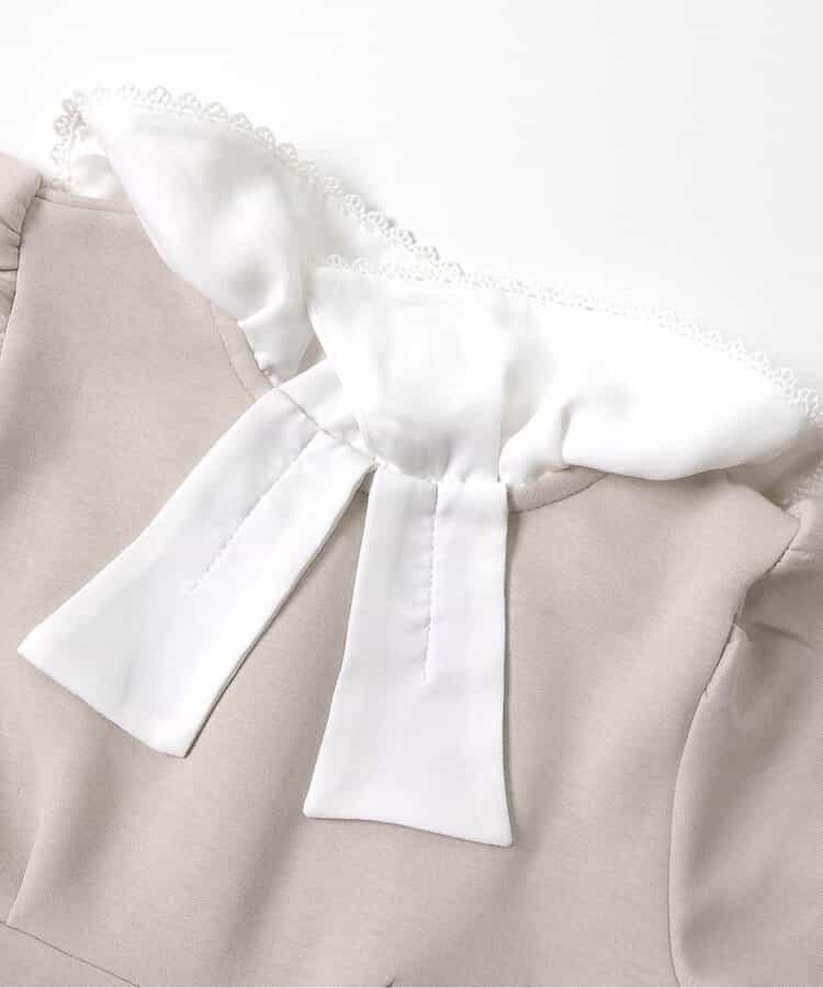日本童裝 apres les cours 絲帶領連身裙 80-140cm 女童款 秋季 DRESSES 面試/宴會/表演