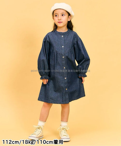 日本童裝 alc#652 襯衫連身裙 80-140cm 女童款 秋季 DRESSES