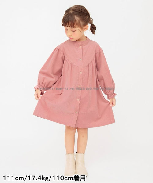 日本童裝 alc#652 襯衫連身裙 80-140cm 女童款 秋季 DRESSES