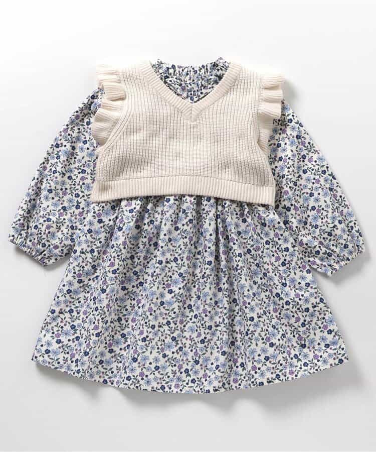 日本童裝 apres les cours 針織上衣連身裙套裝 80-140cm 女童款 秋季 TOPS DRESSES