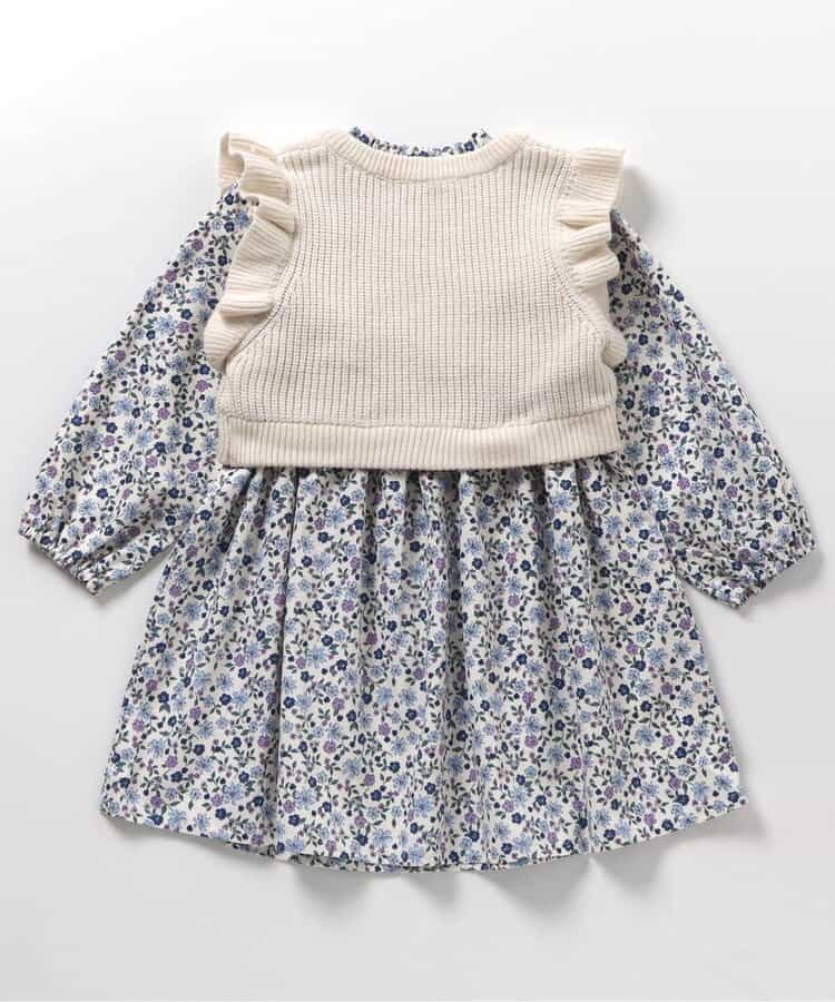 日本童裝 apres les cours 針織上衣連身裙套裝 80-140cm 女童款 秋季 TOPS DRESSES