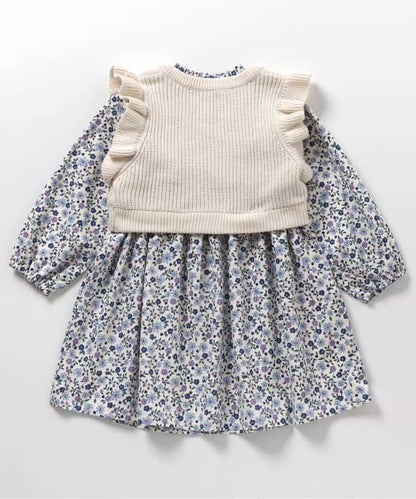 日本童裝 apres les cours 針織上衣連身裙套裝 80-140cm 女童款 秋季 TOPS DRESSES