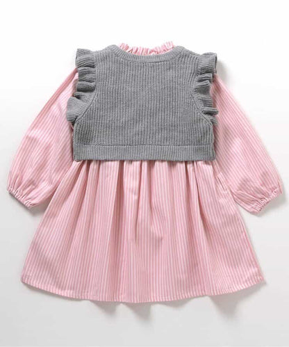 日本童裝 apres les cours 針織上衣連身裙套裝 80-140cm 女童款 秋季 TOPS DRESSES