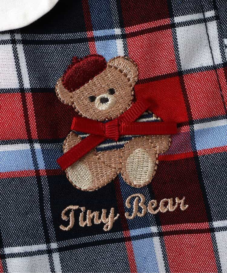 日本童裝 apres les cours x tiny bear 襯衫連身裙 80-120cm 女童款 秋季 DRESSES