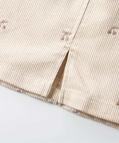 日本童裝 apres les cours 刺繡圖案吊帶裙 80-140cm 女童款 秋季 DRESSES