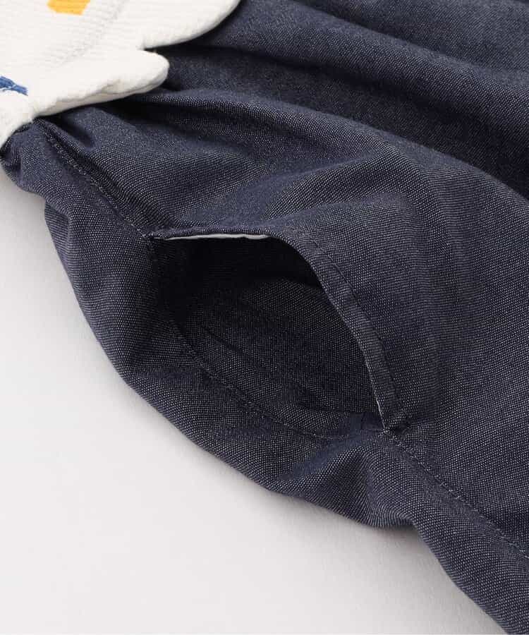 日本童裝 apres les cours 扇貝拼接連身裙 80-140cm 女童款 秋季 DRESSES 聖誕紅/新年紅