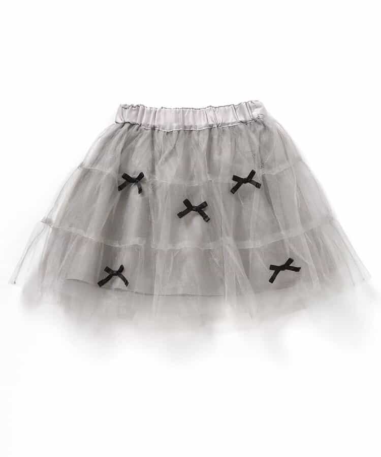 日本童裝 apres les cours 緞帶層疊薄紗裙 90-140cm 女童款 秋季 PANTS