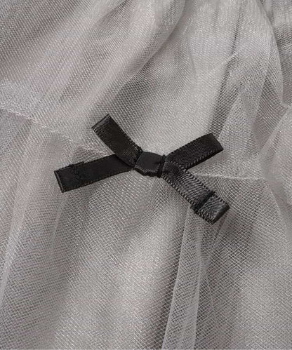 日本童裝 apres les cours 緞帶層疊薄紗裙 90-140cm 女童款 秋季 PANTS
