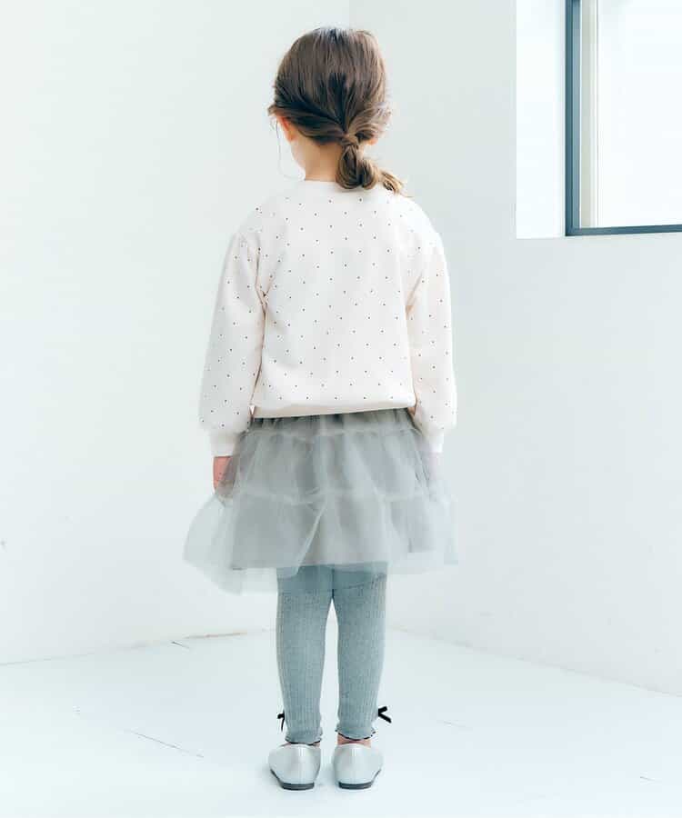日本童裝 apres les cours 緞帶層疊薄紗裙 90-140cm 女童款 秋季 PANTS