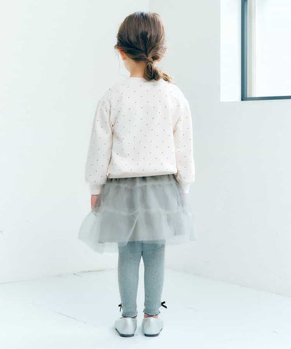 日本童裝 apres les cours 緞帶層疊薄紗裙 90-140cm 女童款 秋季 PANTS