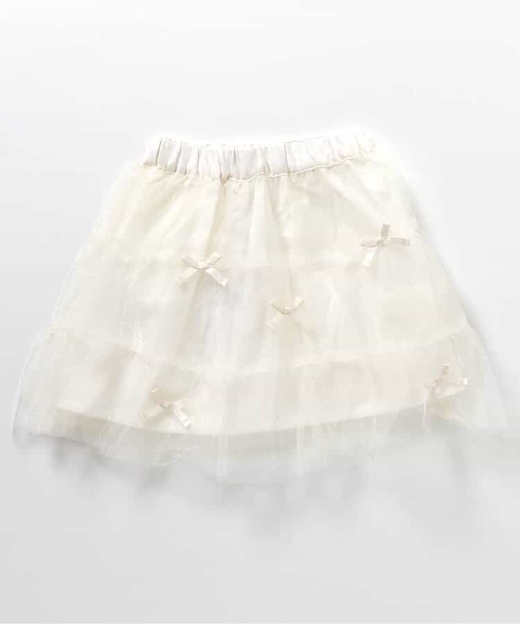 日本童裝 apres les cours 緞帶層疊薄紗裙 90-140cm 女童款 秋季 PANTS