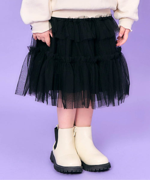 日本童裝 alc#652 網紗半裙 80-140cm 女童款 秋季 SKIRTS