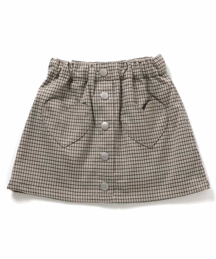 日本童裝 apres les cours 心型口袋短裙 80-140cm 女童款 秋季 SKIRTS