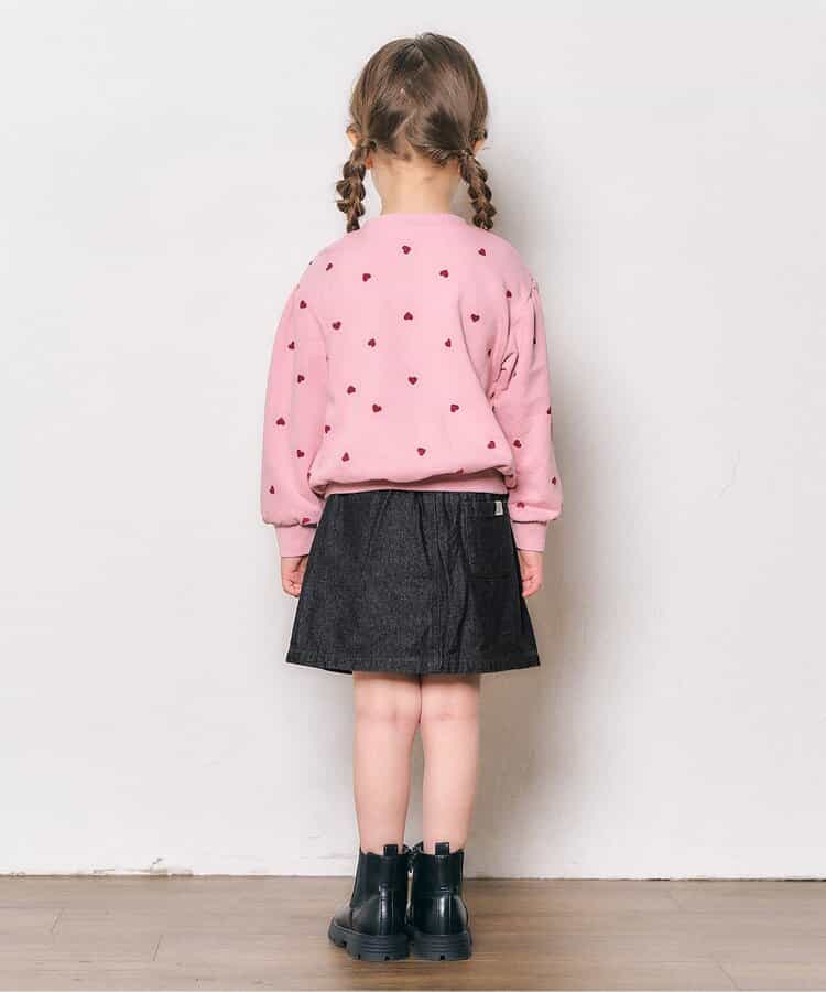 日本童裝 apres les cours 心型口袋短裙 80-140cm 女童款 秋季 SKIRTS