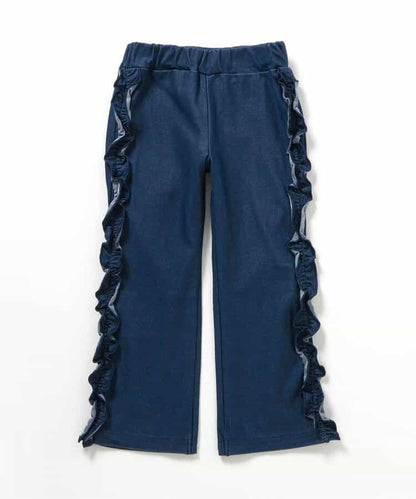 日本童裝 apres les cours 花邊線條長褲 80-130cm 女童款 秋季 PANTS