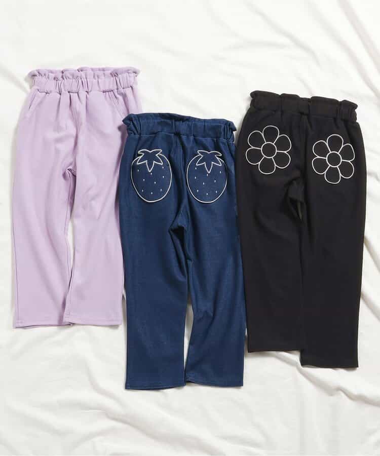 日本童裝 apres les cours 可愛後袋長褲 80-140cm 女童款 秋季 PANTS