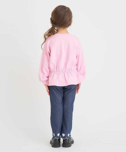 日本童裝 apres les cours 扇貝形下擺長褲 80-140cm 女童款 秋季 PANTS