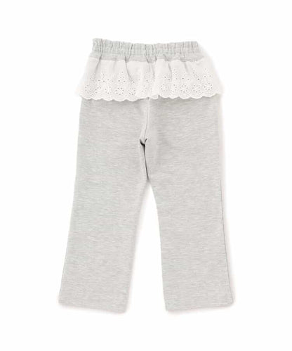 日本童裝 apres les cours 荷葉邊蕾絲長褲 80-130cm 女童款 秋季 PANTS