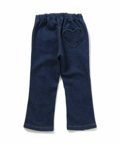日本童裝 apres les cours 珍珠水鑽喇叭褲 90-140cm 女童款 秋季 PANTS