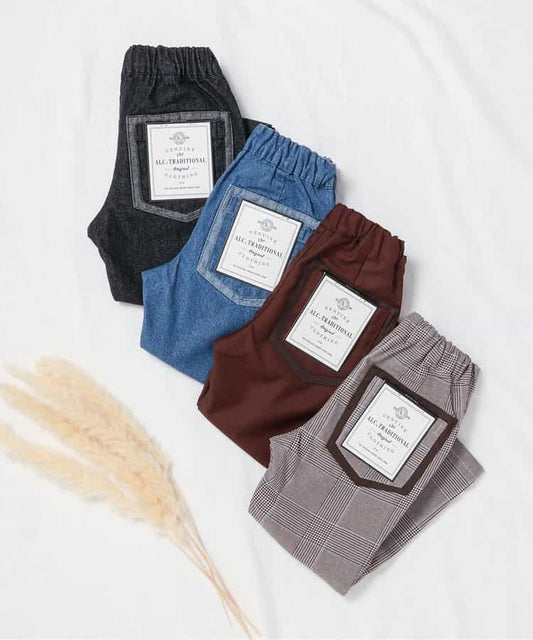 日本童裝 apres les cours 休閒長褲 80-130cm 男童款 秋季 PANTS
