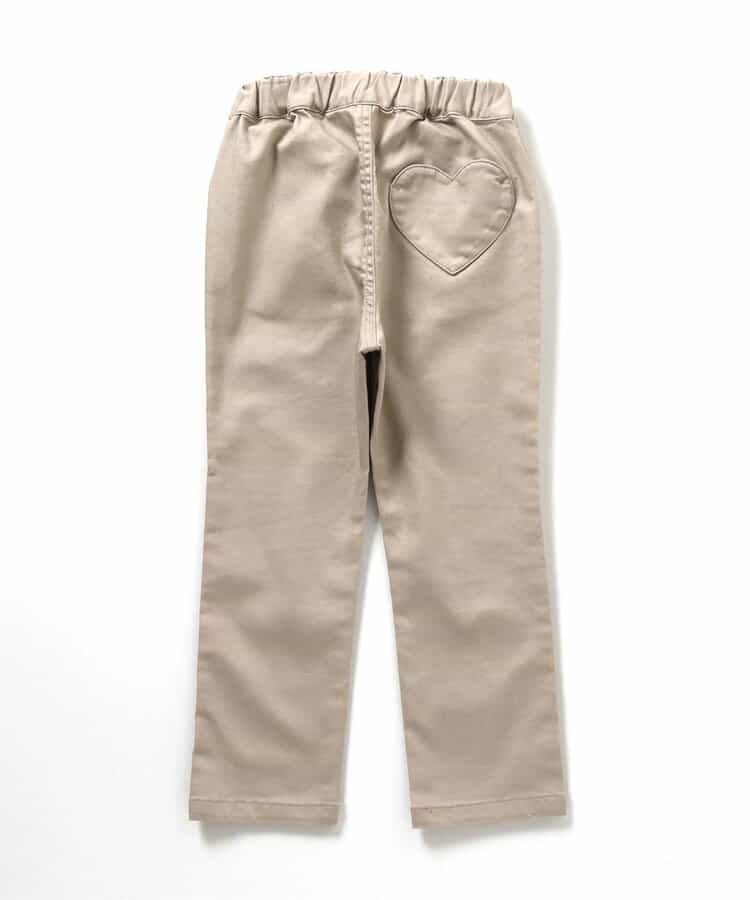 日本童裝 apres les cours 心型刺繡修身長褲 80-140cm 女童款 秋季  PANTS
