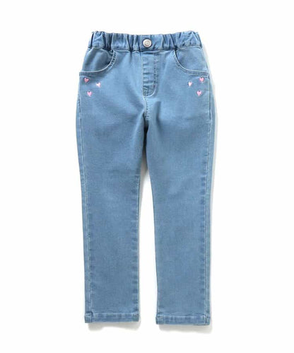 日本童裝 apres les cours 心型刺繡口袋長褲 80-140cm 男童款/女童款 秋季 PANTS
