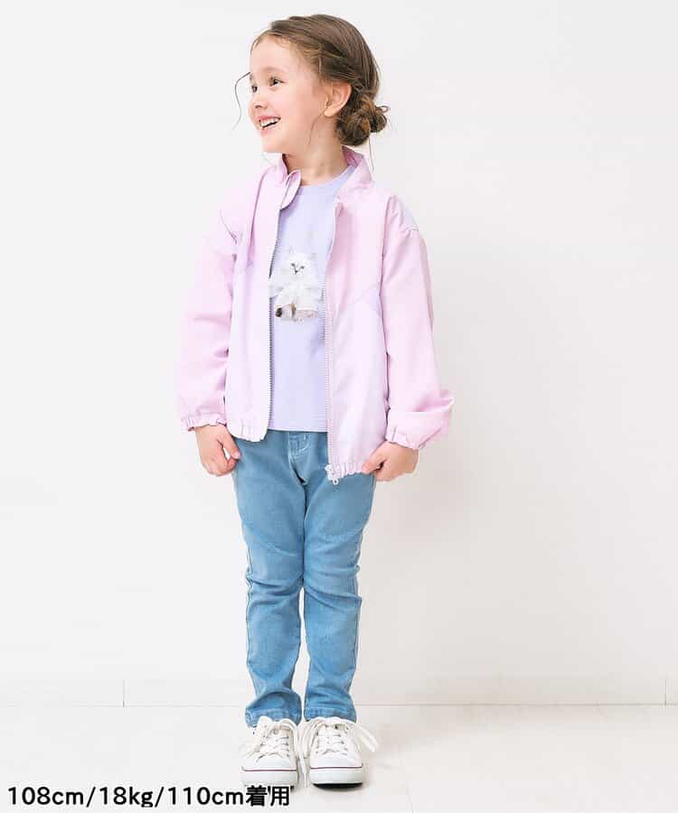 日本童裝 apres les cours 心型刺繡修身長褲 80-140cm 女童款 秋季  PANTS