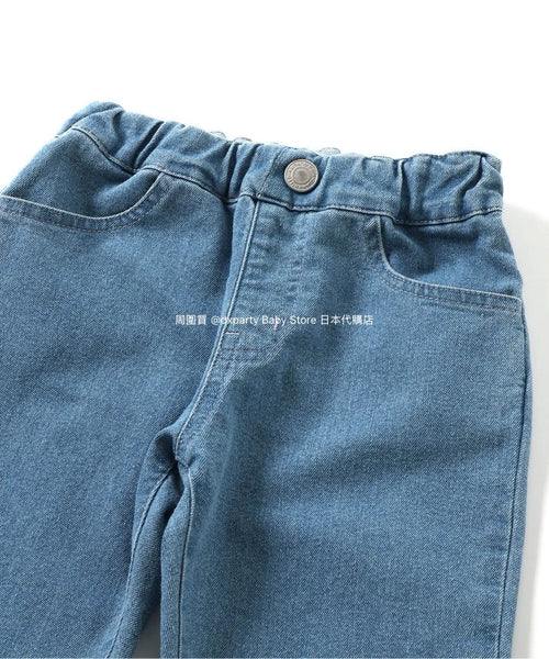 日本童裝 alc#652 側邊蝴蝶結牛仔褲 80-140cm 女童款 冬季 PANTS