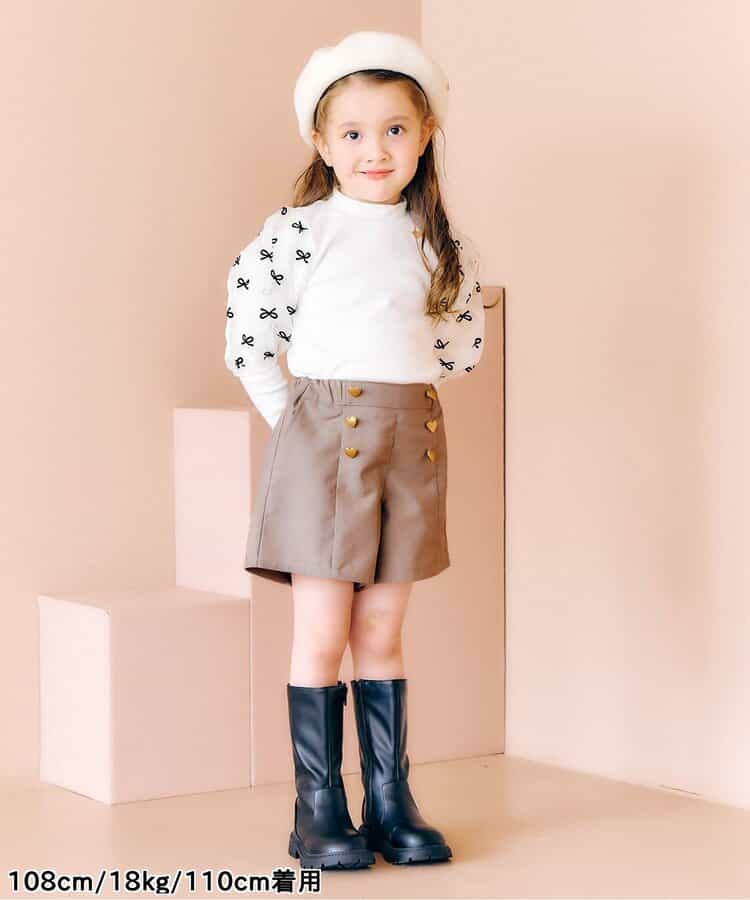 日本童裝 apres les cours 心型口袋短褲 80-140cm 女童款 秋季 PANTS