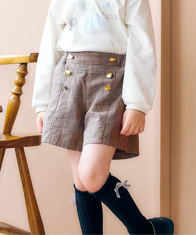 日本童裝 apres les cours 心型口袋短褲 80-140cm 女童款 秋季 PANTS