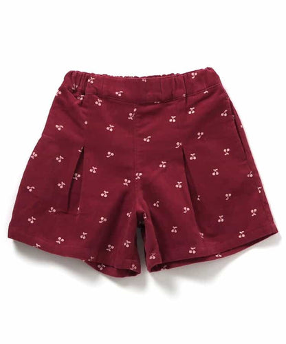 日本童裝 apres les cours 休閒短褲 80-140cm 女童款 秋季 PANTS 聖誕紅/新年紅