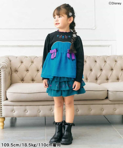 日本童裝 apres les cours x Disney 公主蛋糕層層裙褲 80-130cm 女童款 秋季 PANTS