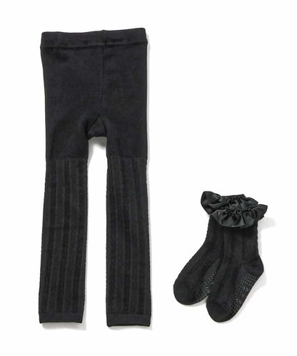 日本童裝 apres les cours 襪褲及襪套裝 80-140cm 女童款 秋季 PANTS