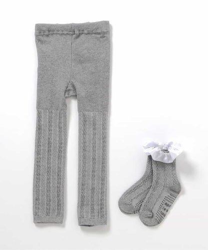 日本童裝 apres les cours 襪褲及襪套裝 80-140cm 女童款 秋季 PANTS