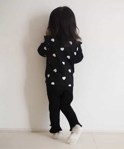 日本童裝 apres les cours 蝴蝶結打底褲 80-130cm 女童款 秋季 PANTS