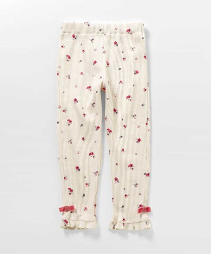 日本童裝 apres les cours 蝴蝶結打底褲 80-130cm 女童款 秋季 PANTS