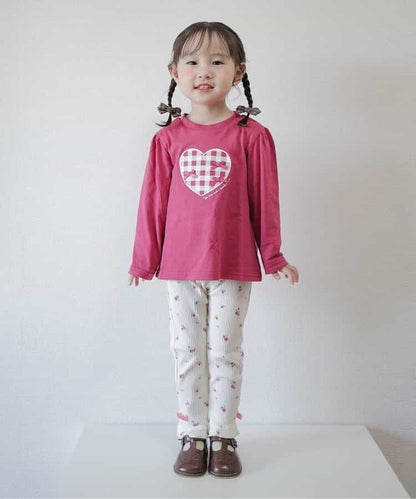 日本童裝 apres les cours 蝴蝶結打底褲 80-130cm 女童款 秋季 PANTS