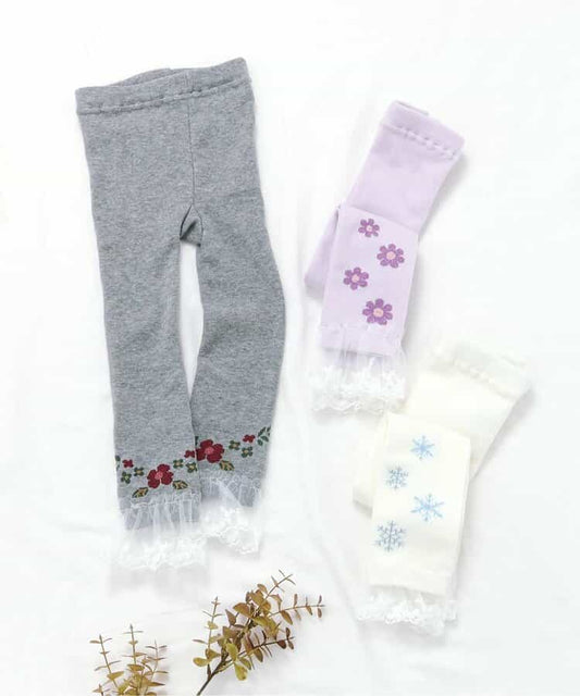 日本童裝 apres les cours x Disney 公主襪褲 80-140cm 女童款 秋季 PANTS