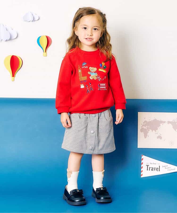日本直送 apres les cours 絲帶鞋 15-19cm 鞋系列 其他品牌 聖誕紅/新年紅