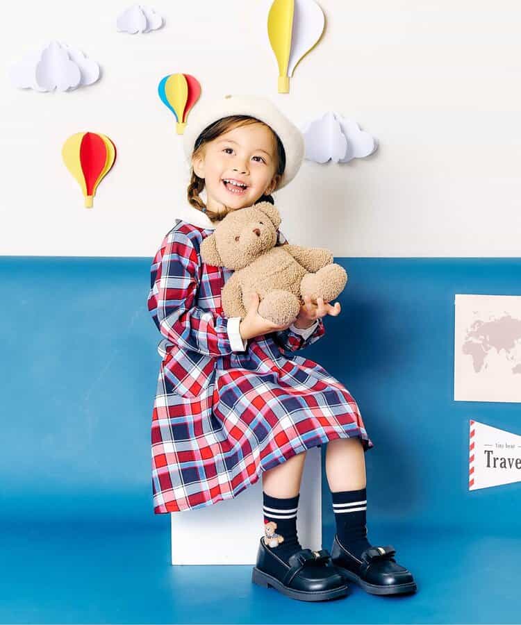 日本直送 apres les cours 絲帶鞋 15-19cm 鞋系列 其他品牌 聖誕紅/新年紅
