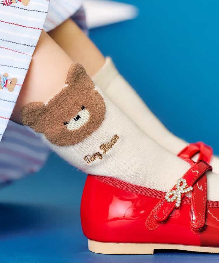 日本直送 apres les cours x tiny bear 襪一對 10-21cm 襪系列