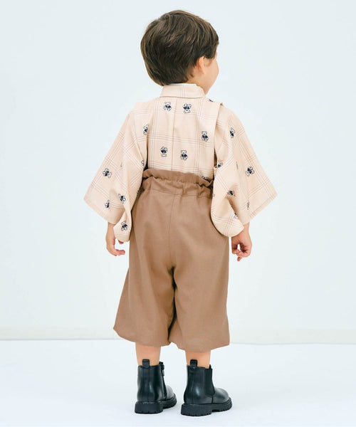 日本童裝 alc#652 x tiny bear 日本和服 新年袴 70-100cm 男童款 初生嬰兒 秋季 TOPS PANTS