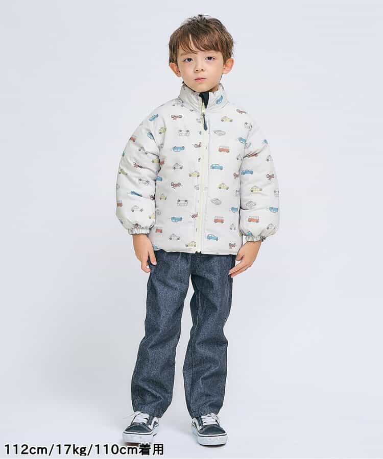 日本童裝 apres les cours 2Way 雙面兩著 夾棉外套 80-140cm 男童款/女童款 秋季 (適合初秋、香港平均溫度、寒冷天氣、溫度低天氣）OUTERWEAR   【日本預售：2025年10月下旬】