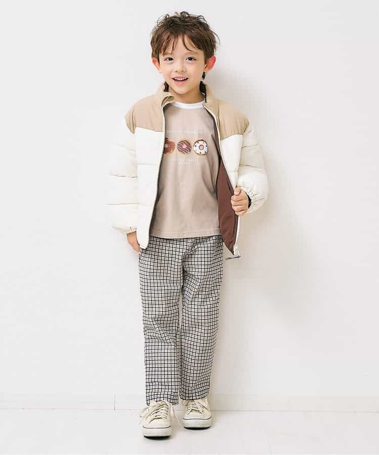 日本童裝 apres les cours 2Way 雙面兩著 夾棉外套 80-140cm 男童款/女童款 秋季 (適合初秋、香港平均溫度、寒冷天氣、溫度低天氣）OUTERWEAR   【日本預售：2025年10月下旬】