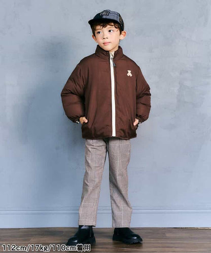 日本童裝 apres les cours 2Way 雙面兩著 夾棉外套 80-140cm 男童款/女童款 秋季 (適合初秋、香港平均溫度、寒冷天氣、溫度低天氣）OUTERWEAR   【日本預售：2025年10月下旬】