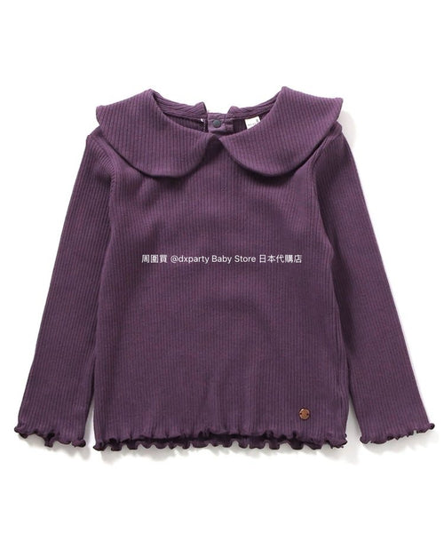 日本童裝 alc#652 羅紋上衣 80-140cm 女童款 冬季 TOPS